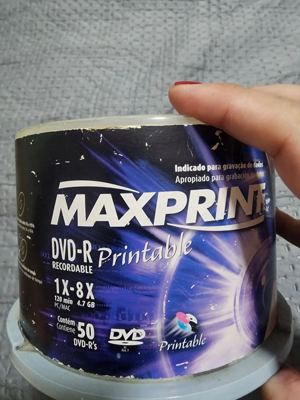 Pack DVD-R 8x maxprint - Foto 2