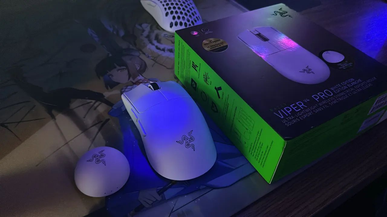 Mouse viper v4 pro branco  - Foto 2