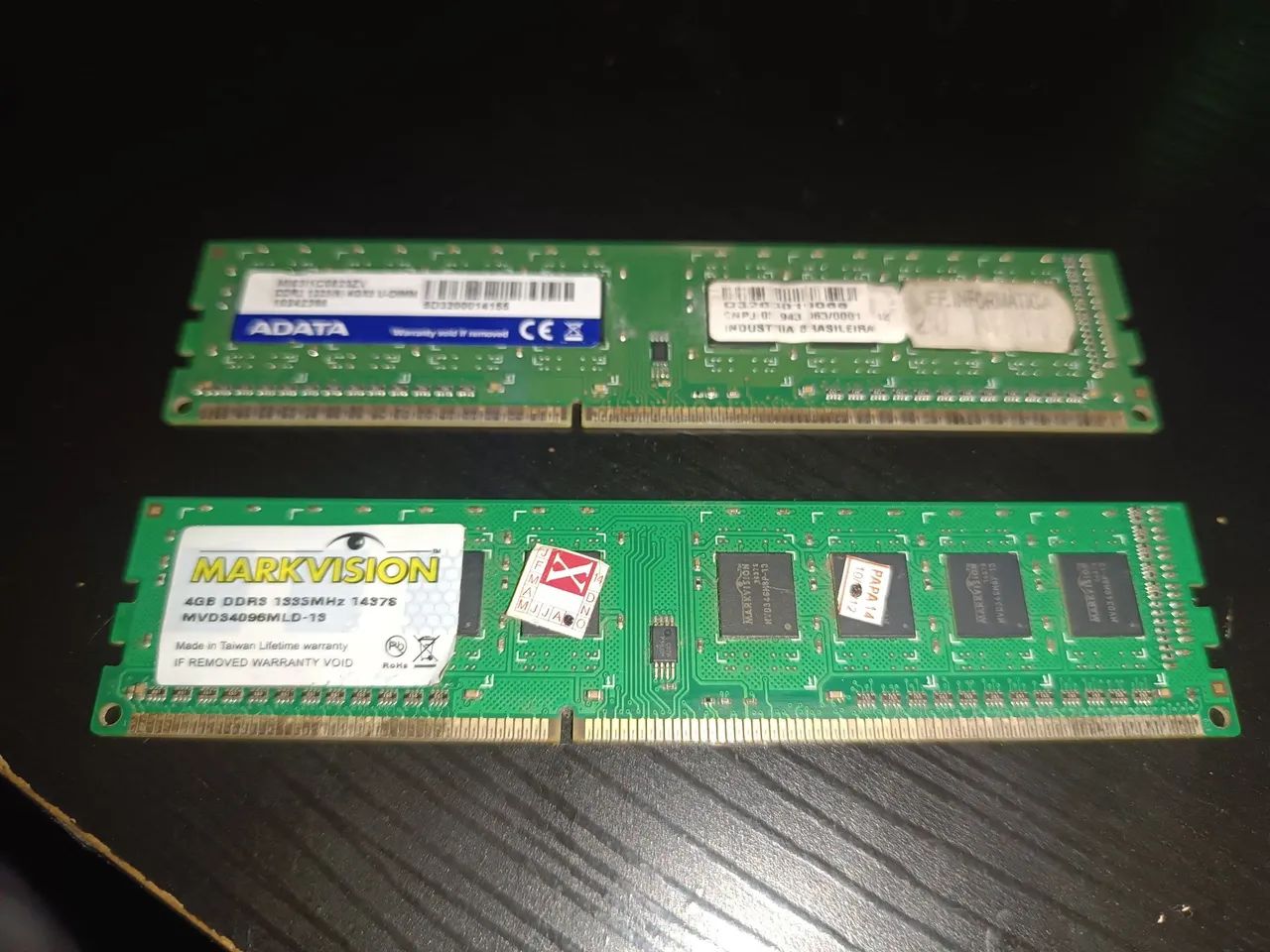 (2X) 4GB RAM DDR3 1333 MHz