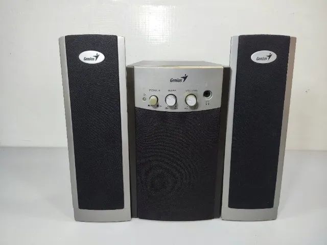 Caixa Amplificada Som Pc Antigo Genius Mtm (Usado)
