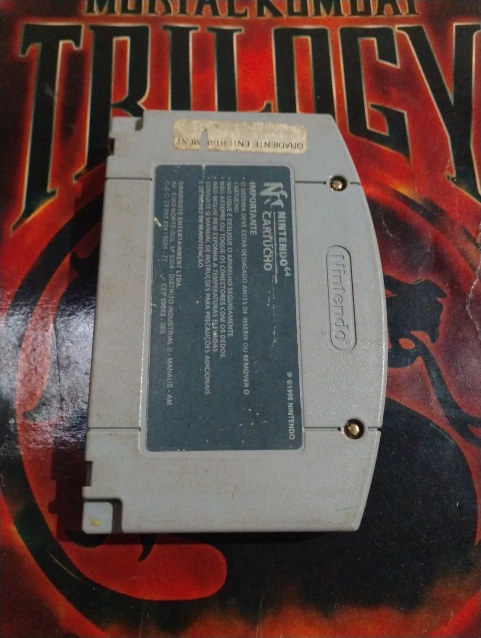 Cartucho mortal Kombat assinado ED BOON  - Foto 3