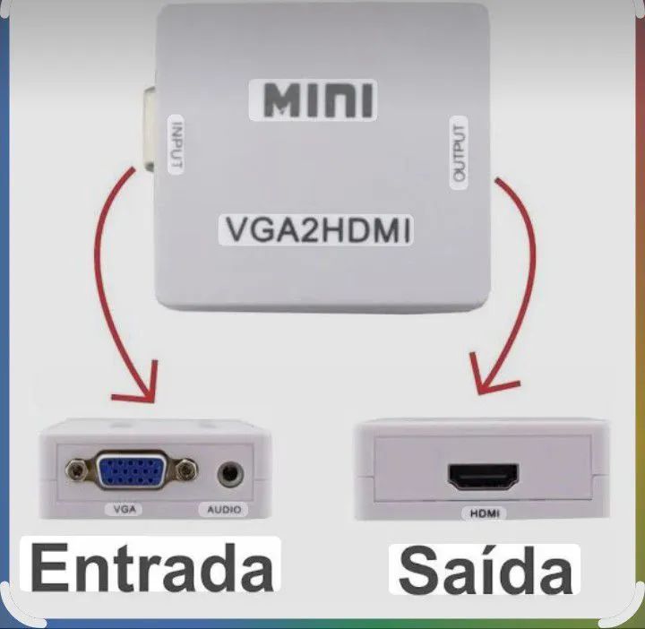 Conversor adaptador VGA para HDMI  - Foto 3