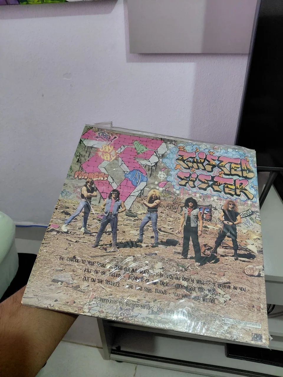 Lote 3 discos de vinil twisted sister rock LP - Foto 3
