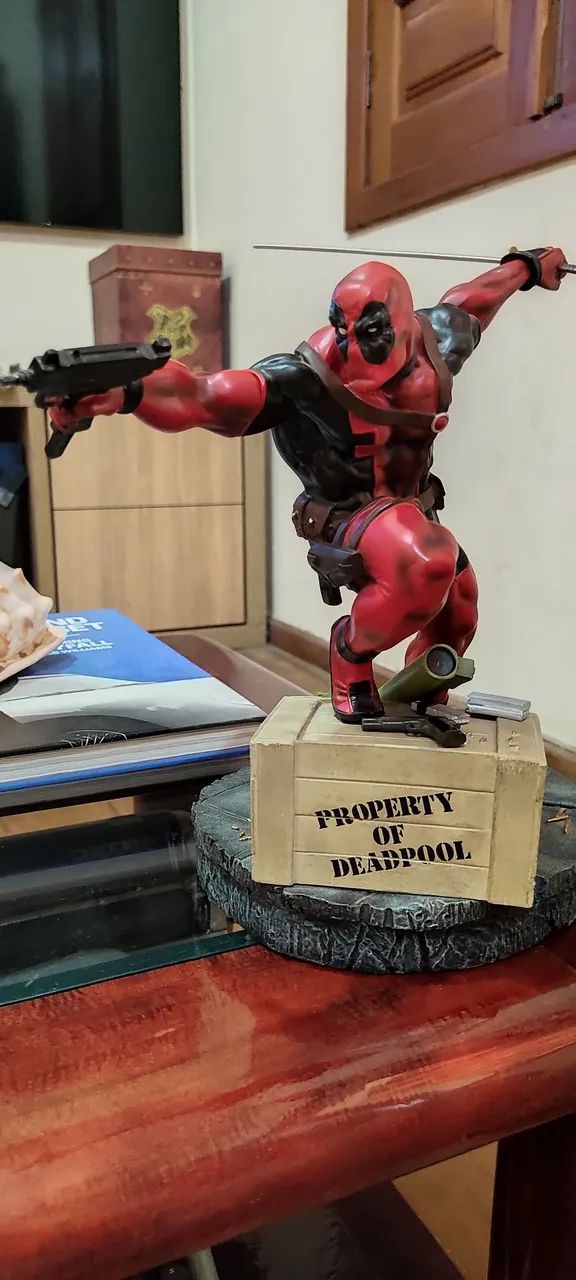 Deadpool Fine Art 1/6 - Kotobukiya (SEM O MINI DEADPOOL)