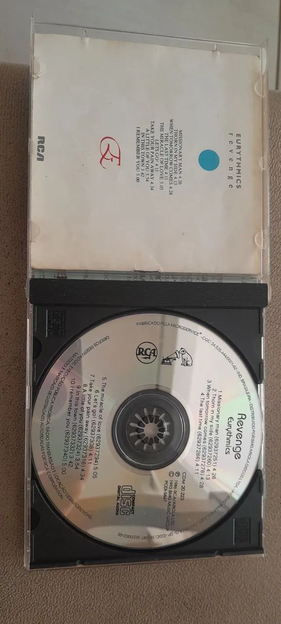 Cd eurythmics Revenge  - Foto 3