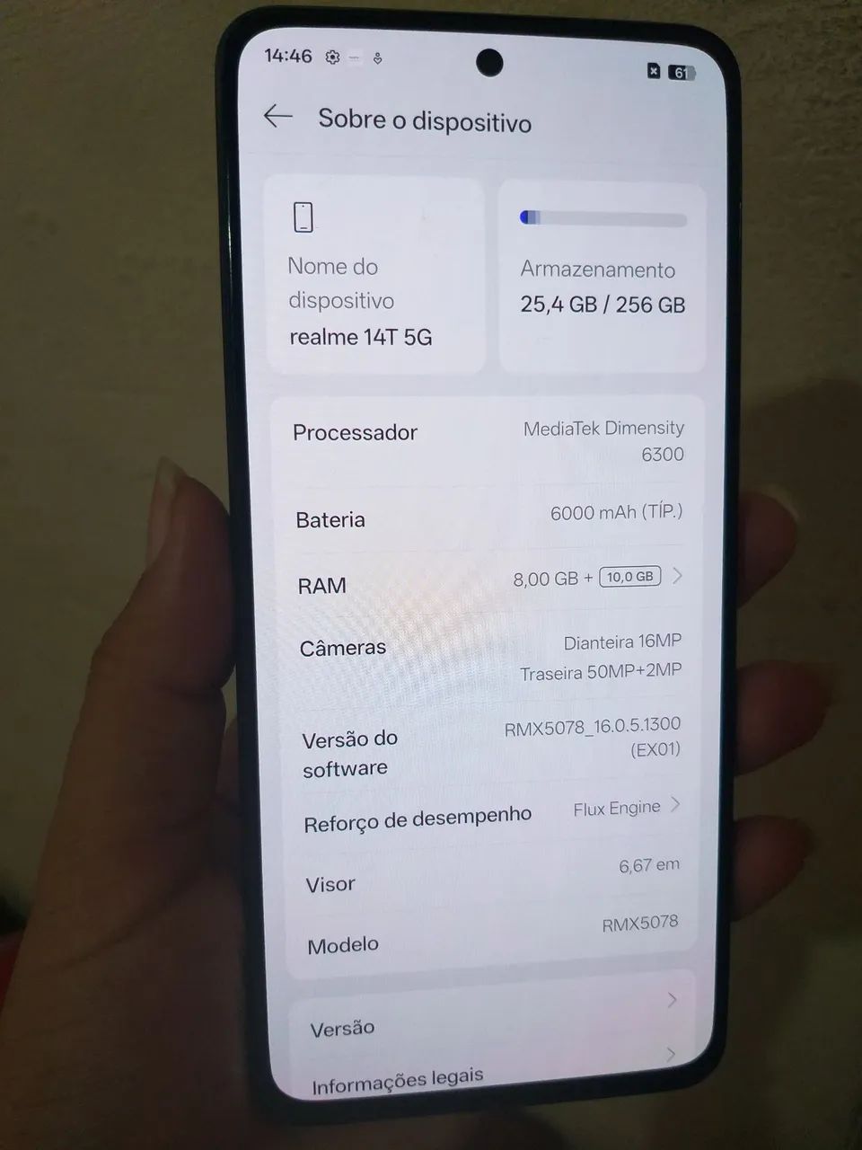 Realme 14T Completo 256gb - Foto 4
