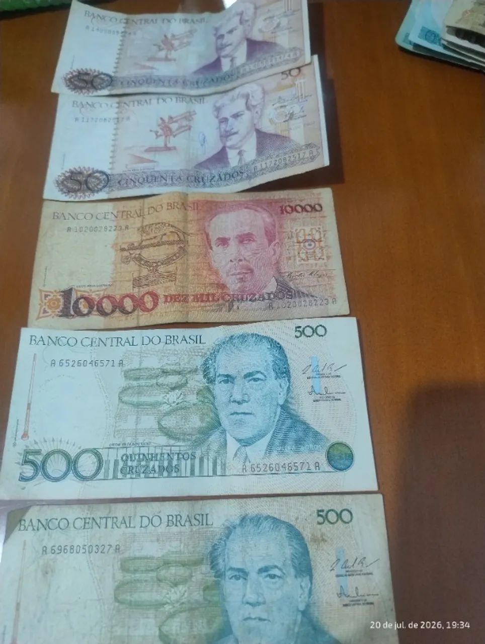 notas antigas e moedas  - Foto 2