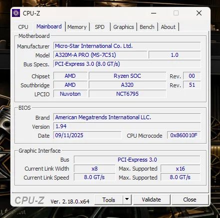 RYZEN 5 4600G + MSI A320M-A PRO KIT COMPLETO - Foto 5