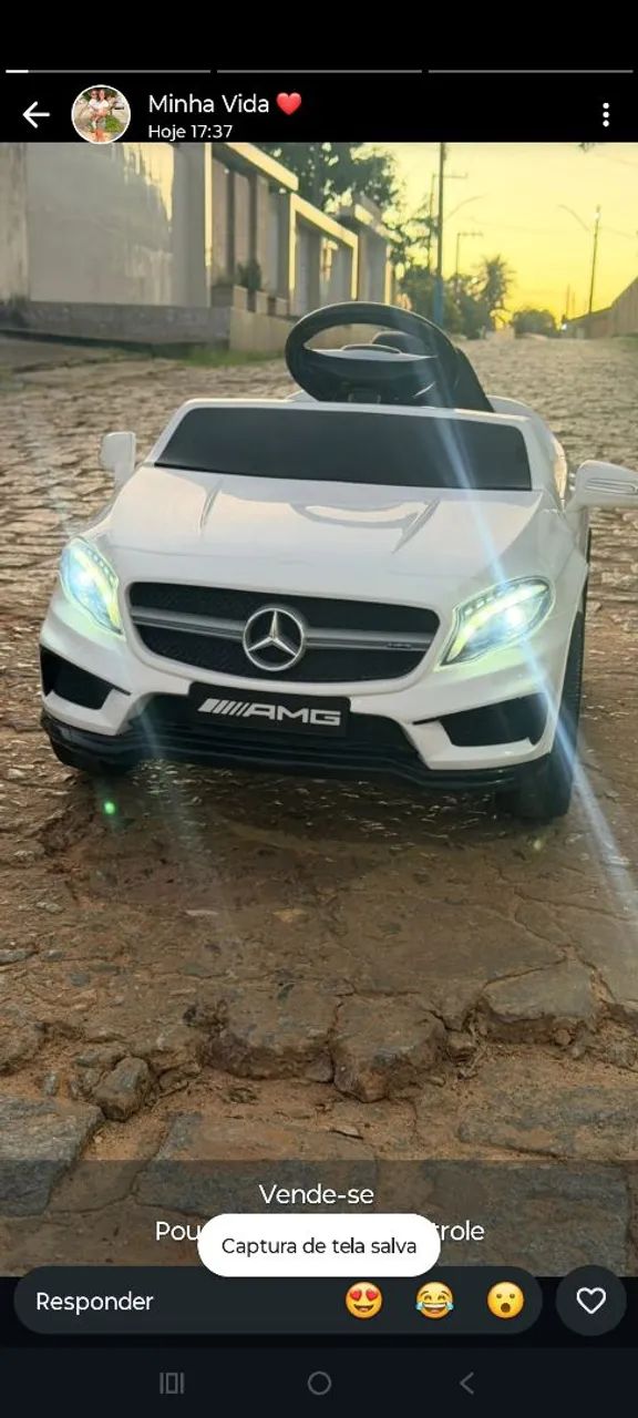 Vendo carro elétrico pouco usado 