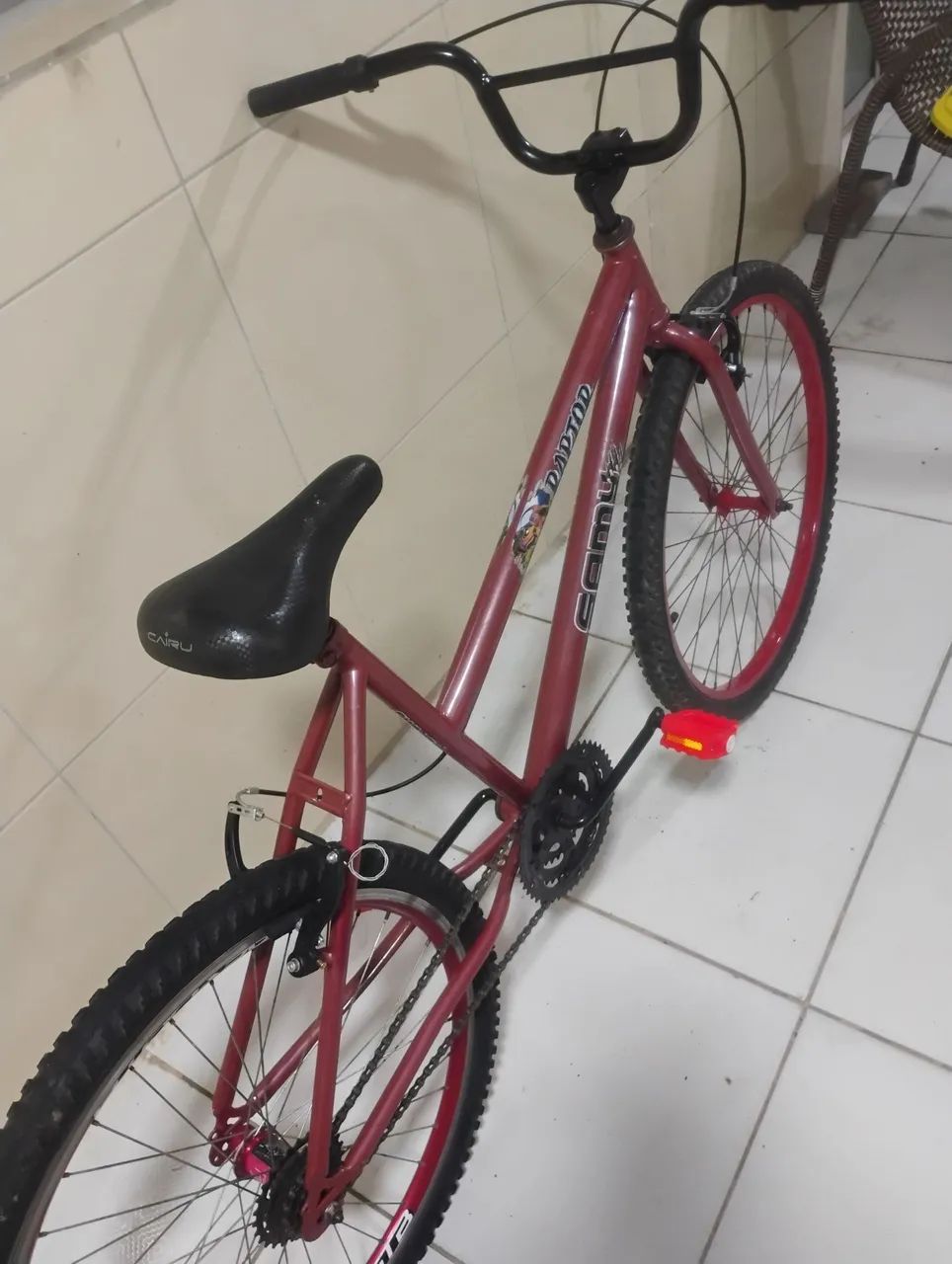 Bicicleta aro 26 vermelha - Foto 3