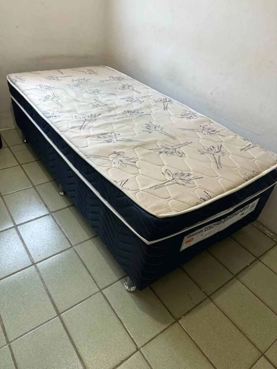 Cama box de solteiro conjugada Ortobom