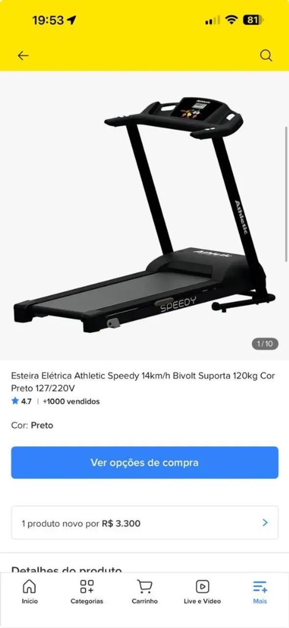 Vendo esteira 
