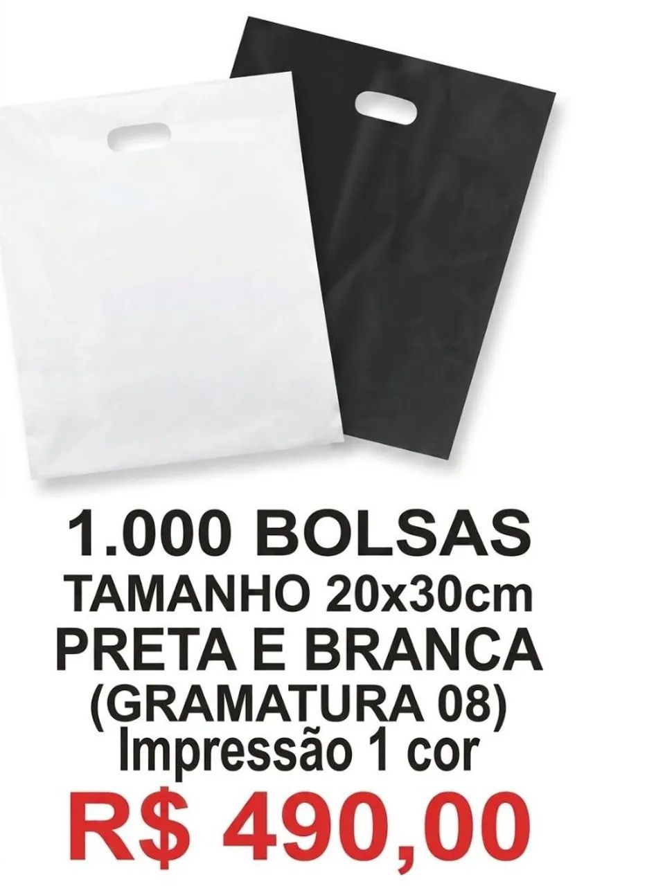Vendo sacolas para transporte de itens leves a médios 