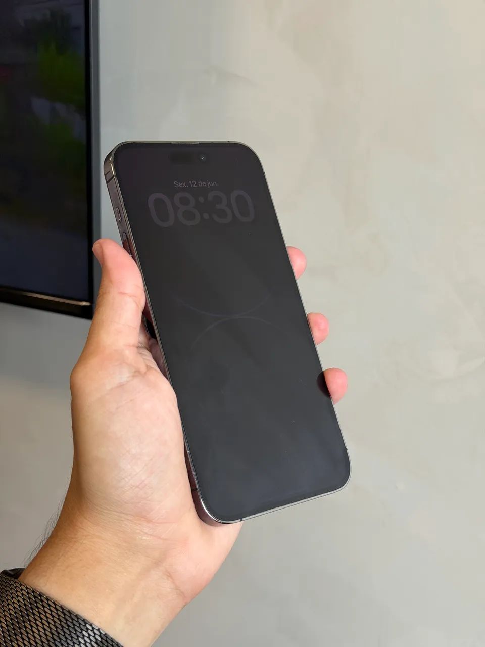 iPhone 14 Pro Max 128gb Roxo Seminovo loja fisica contagem - Foto 4