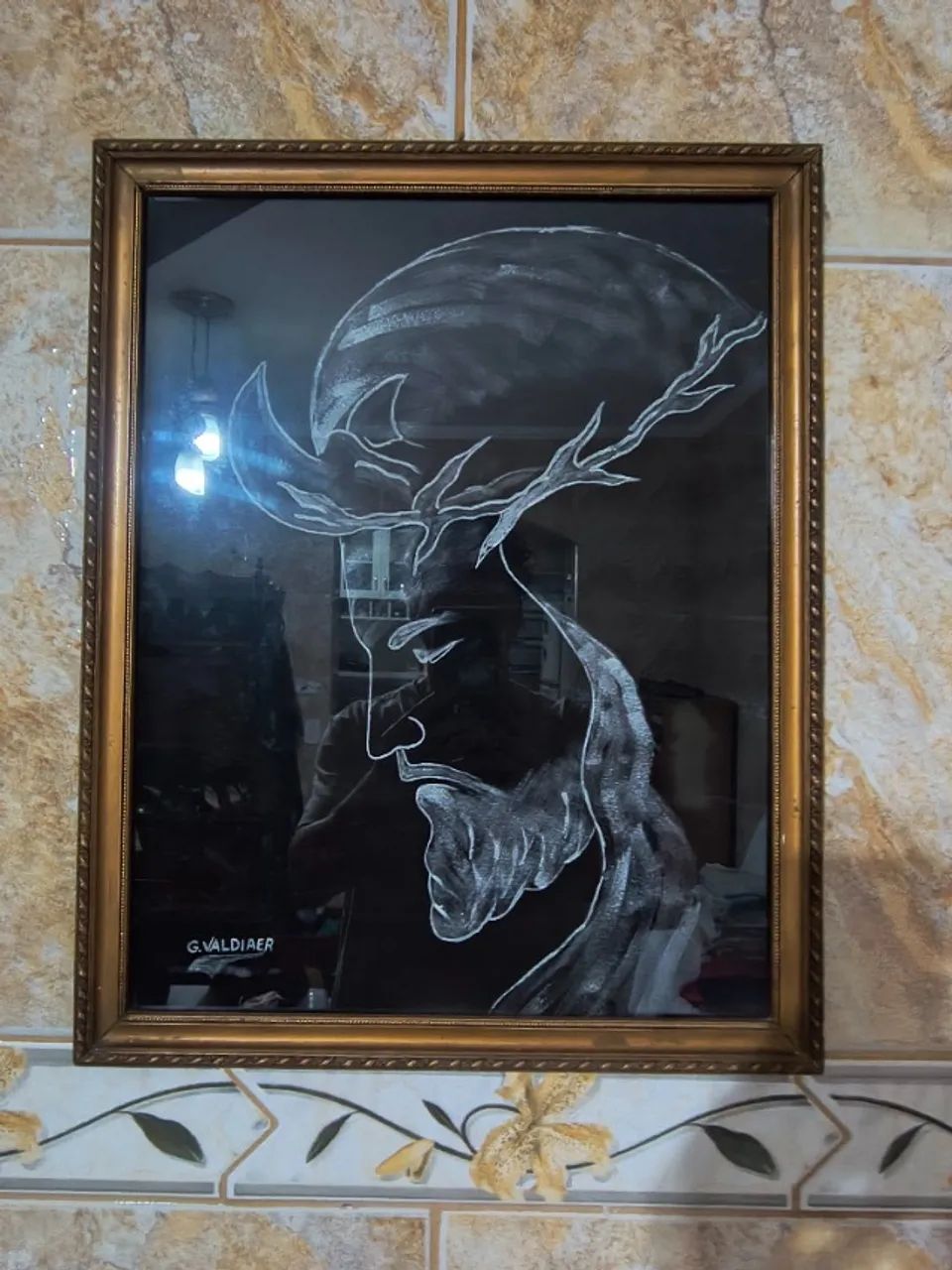 quadro de fundo veludo - Foto 5