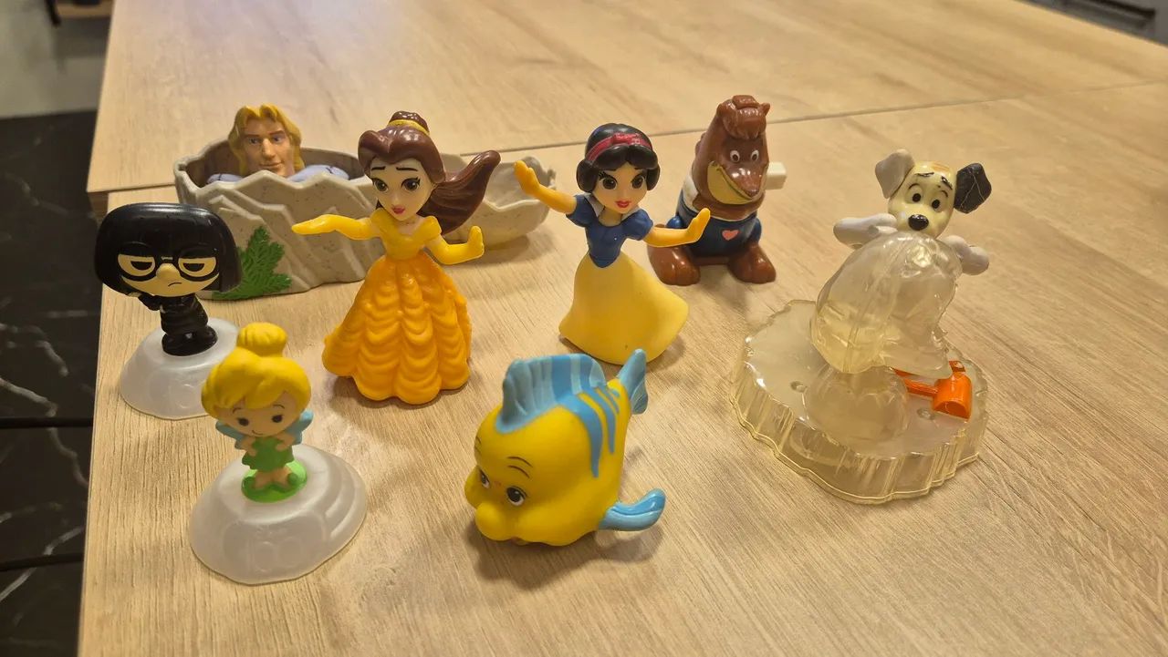 Itens disney mcdonalds 