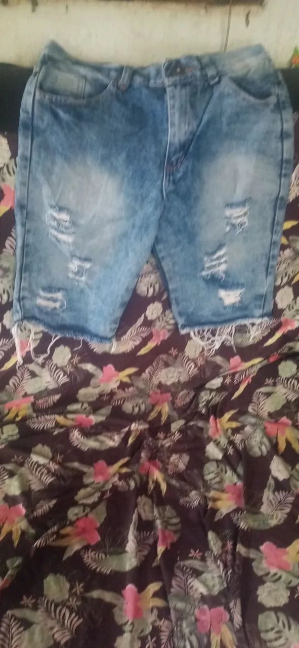 Bermuda jeans masculina  - Foto 4