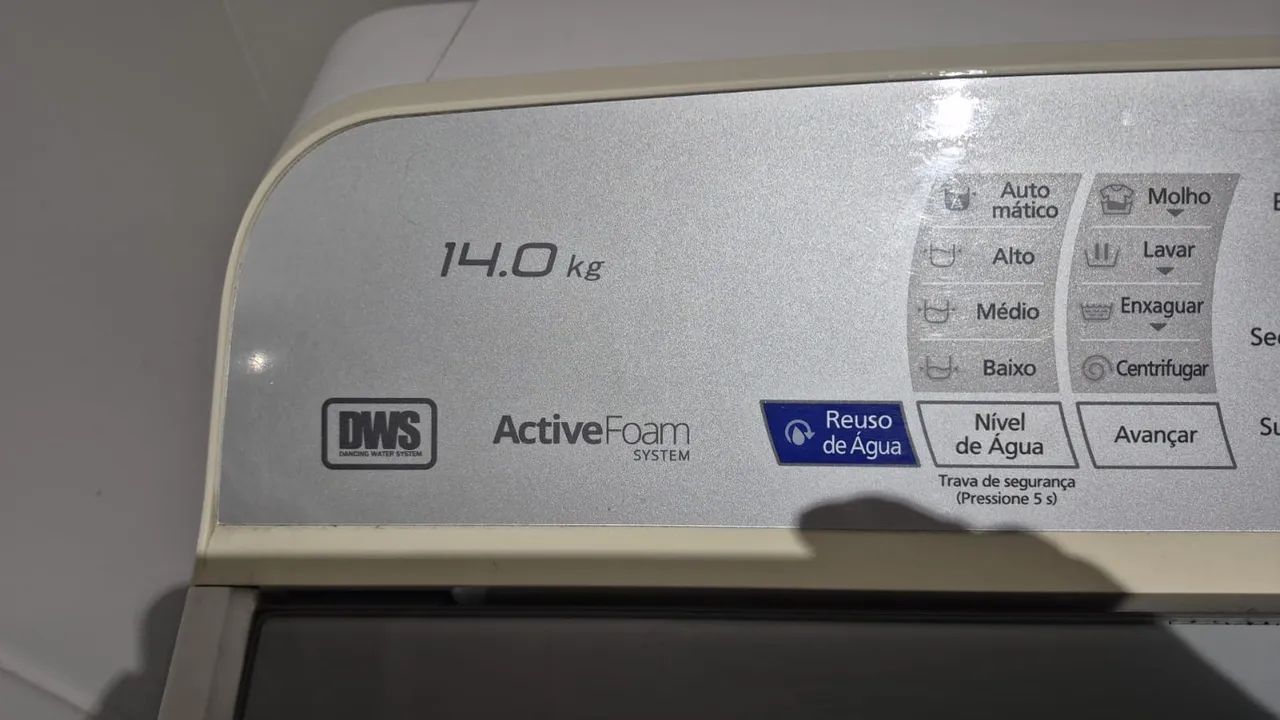 Máquina de lavar Panasonic 14 kl estado de nova - Foto 3