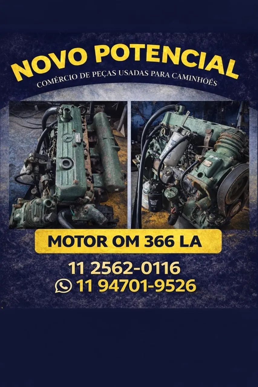 MOTOR OM 366 5A COMPLETO