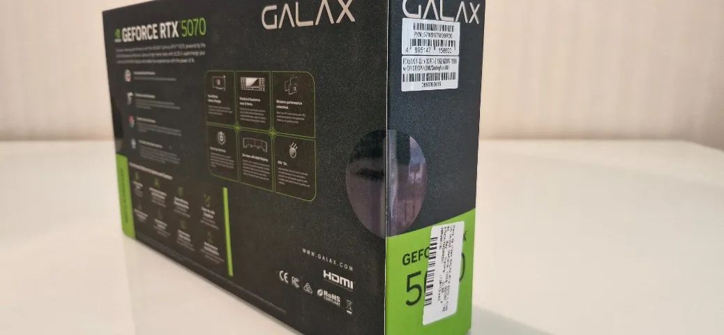 Placa de Vídeo Nvidia RTX 5070 12gb Galax OC - Foto 4