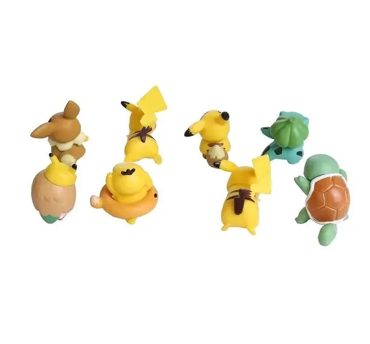 Kit mini boneco estatueta pokémon em PVC  - Foto 2