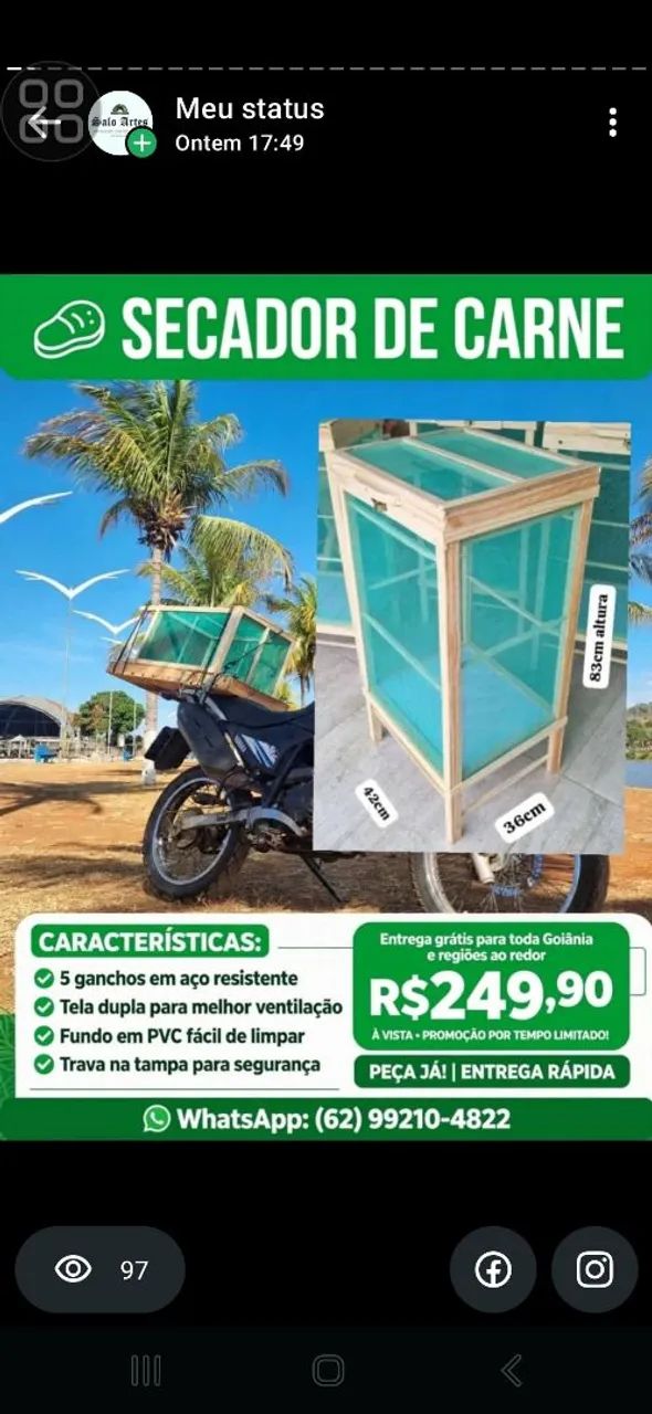 Secador de carne 