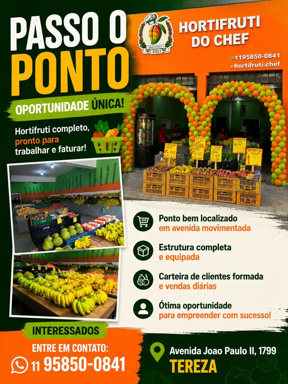 Passo ponto Hortifruti 