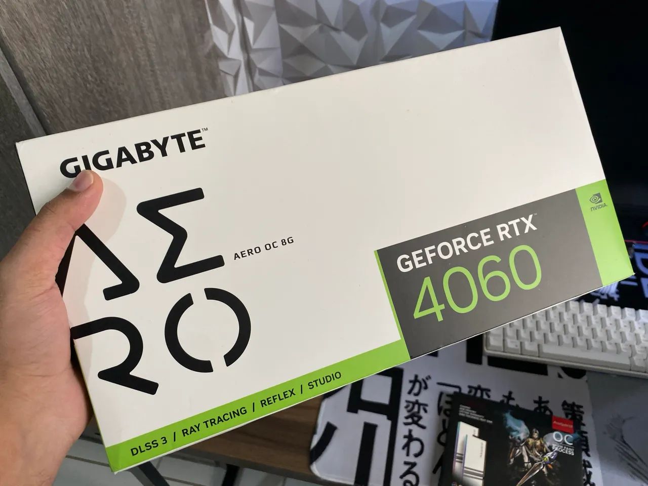 RTX 4060 Gigabyte Aero OC 8Gb - Placas de Vídeo - Braz Cubas, Mogi