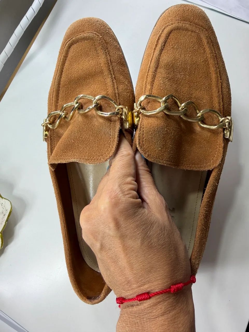 Mocassim schutz caramelo tam 37