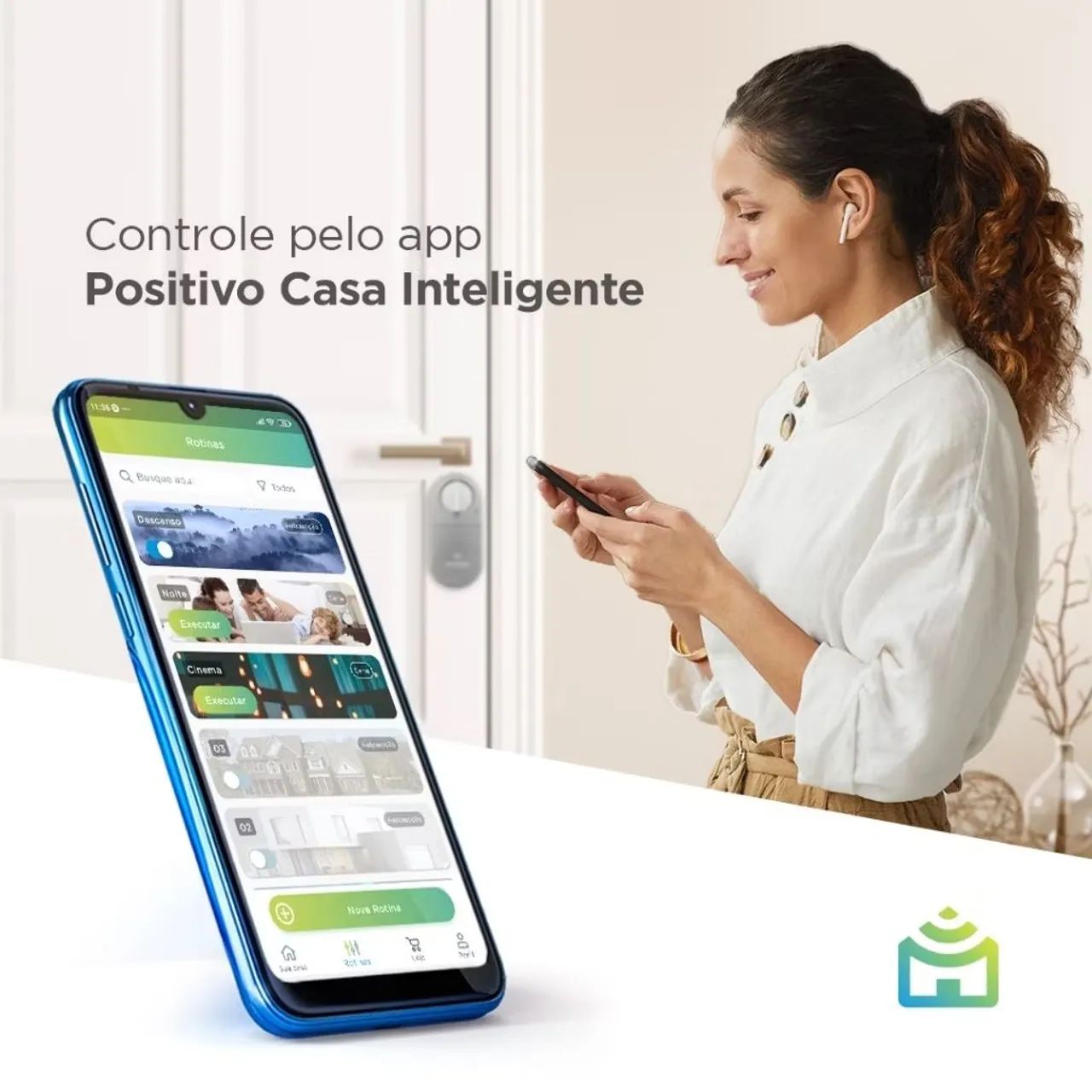 Fechadura Digital Inteligente com chave e Wi-fi - Foto 5