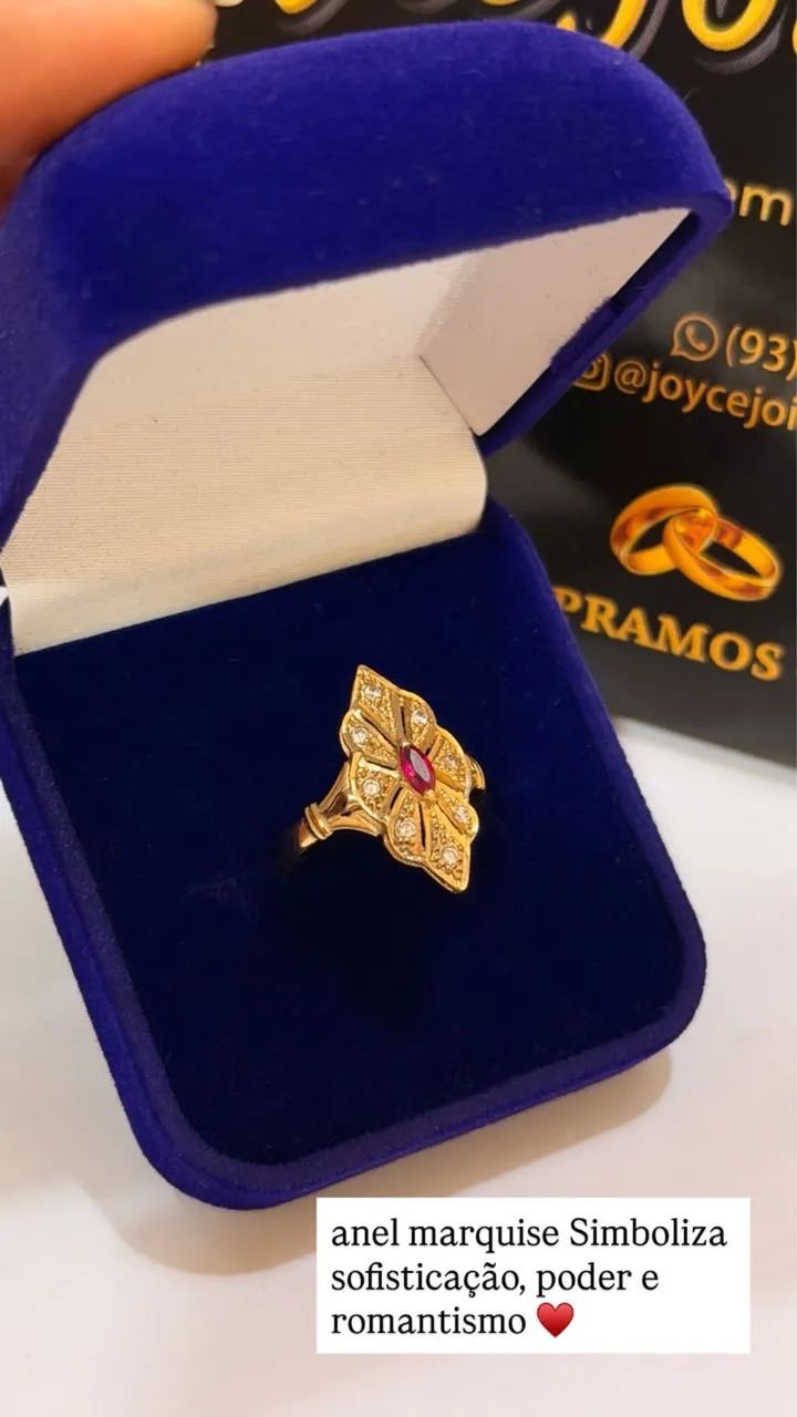 Marquize em ouro 18k - Foto 3
