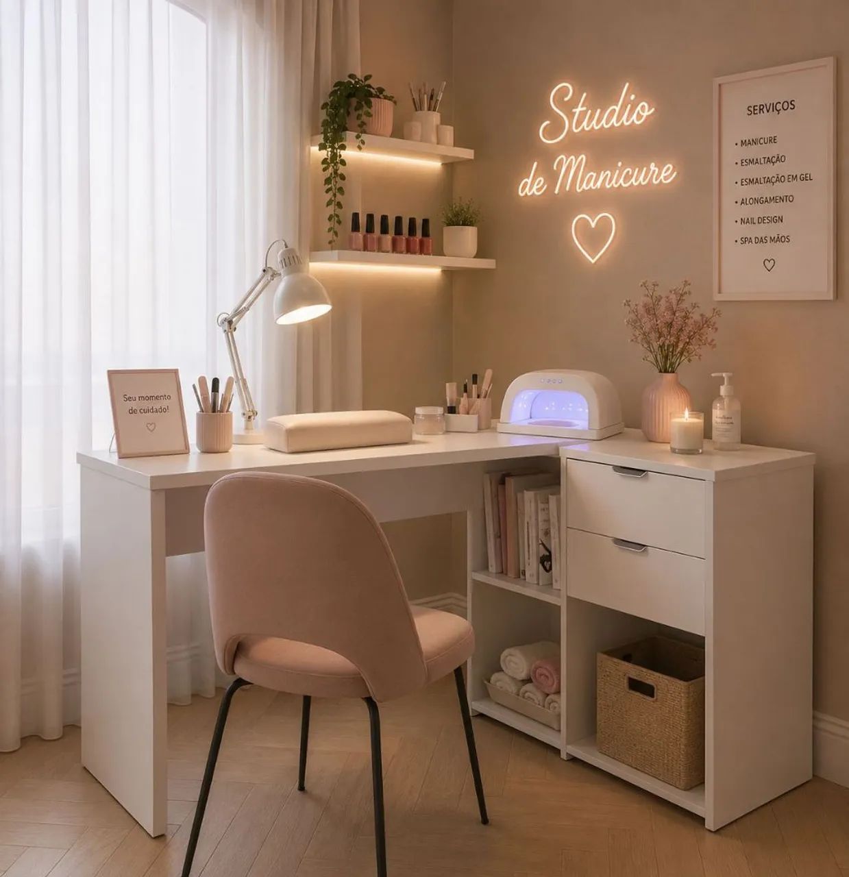 MESA PARA MANICURE 