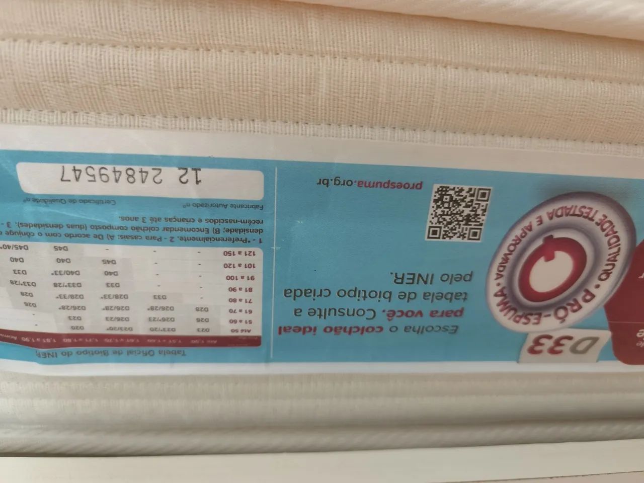 Colchão orthocrin pro Saúde espuma King  - Foto 3