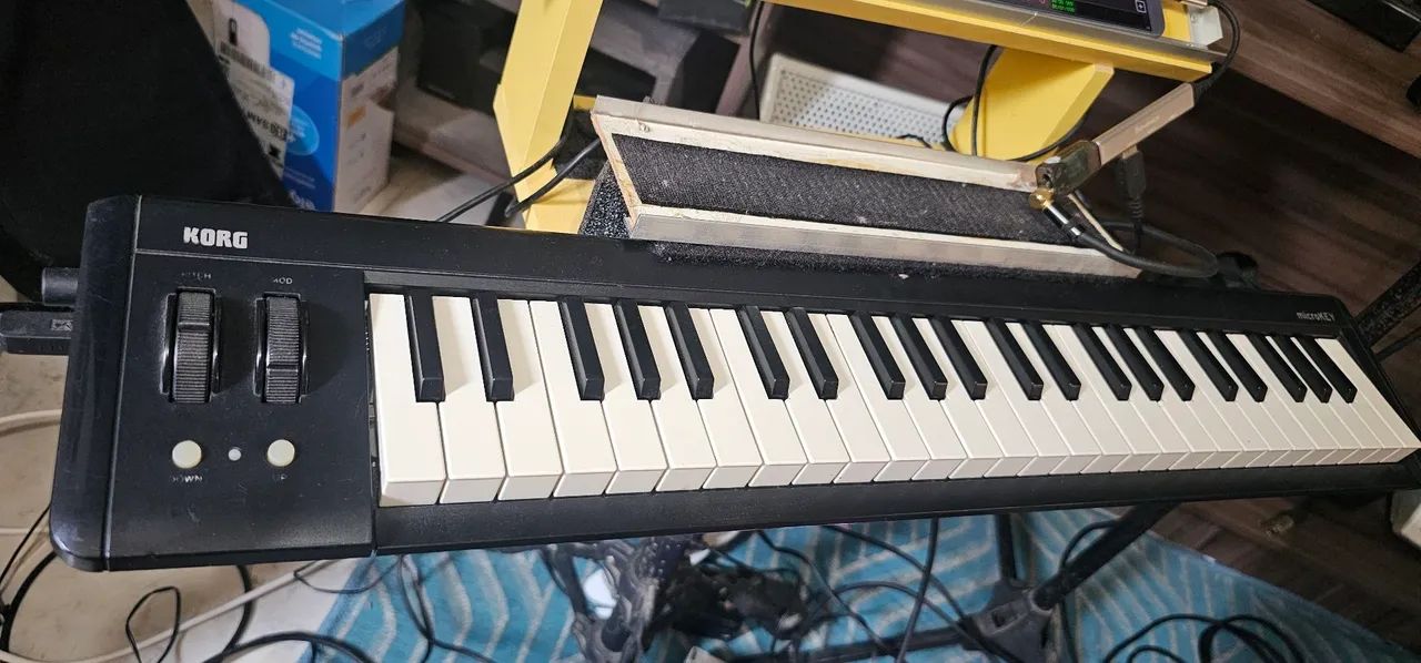 Teclado controlador midi 49 teclas 4 oitavas - Foto 5