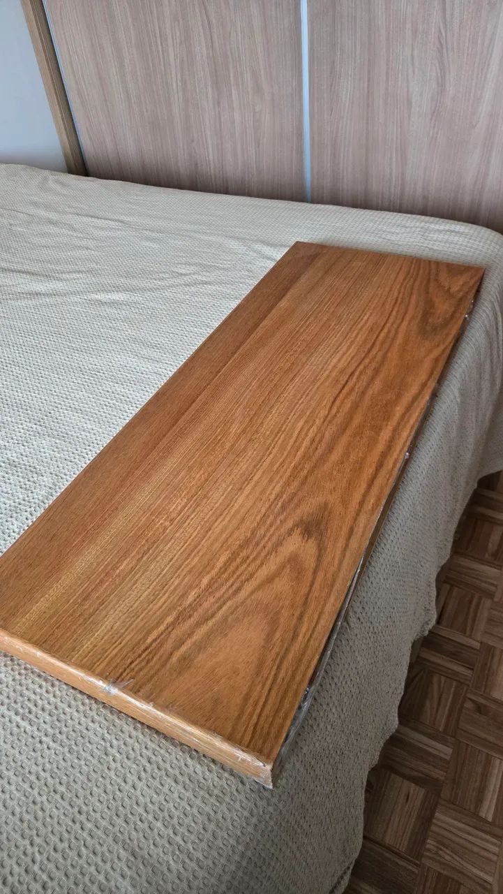 Mesa suspensa de madeira Tok & Stok - Foto 4