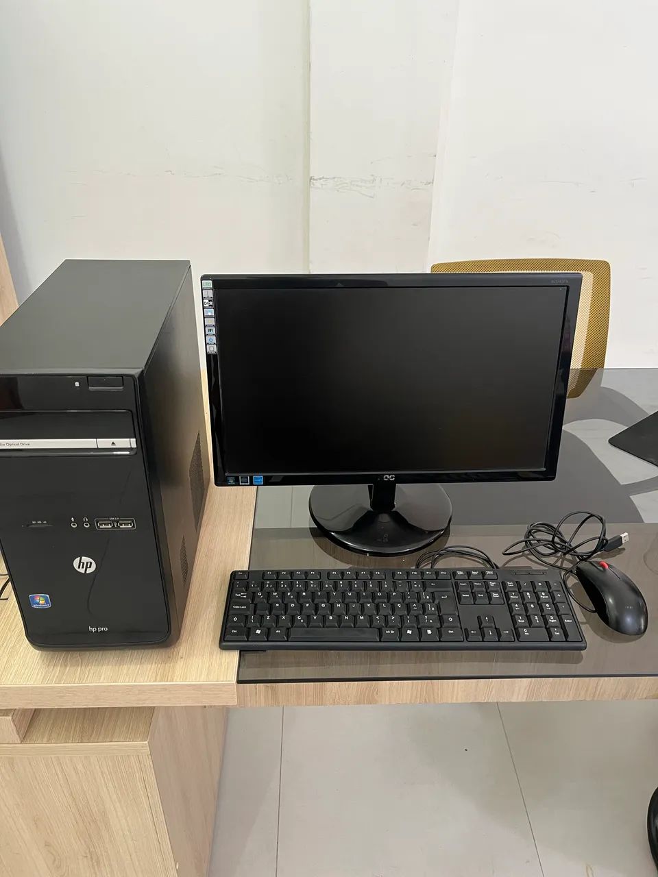 Pc completo mais dois monitores 20 polegadas  - Foto 2