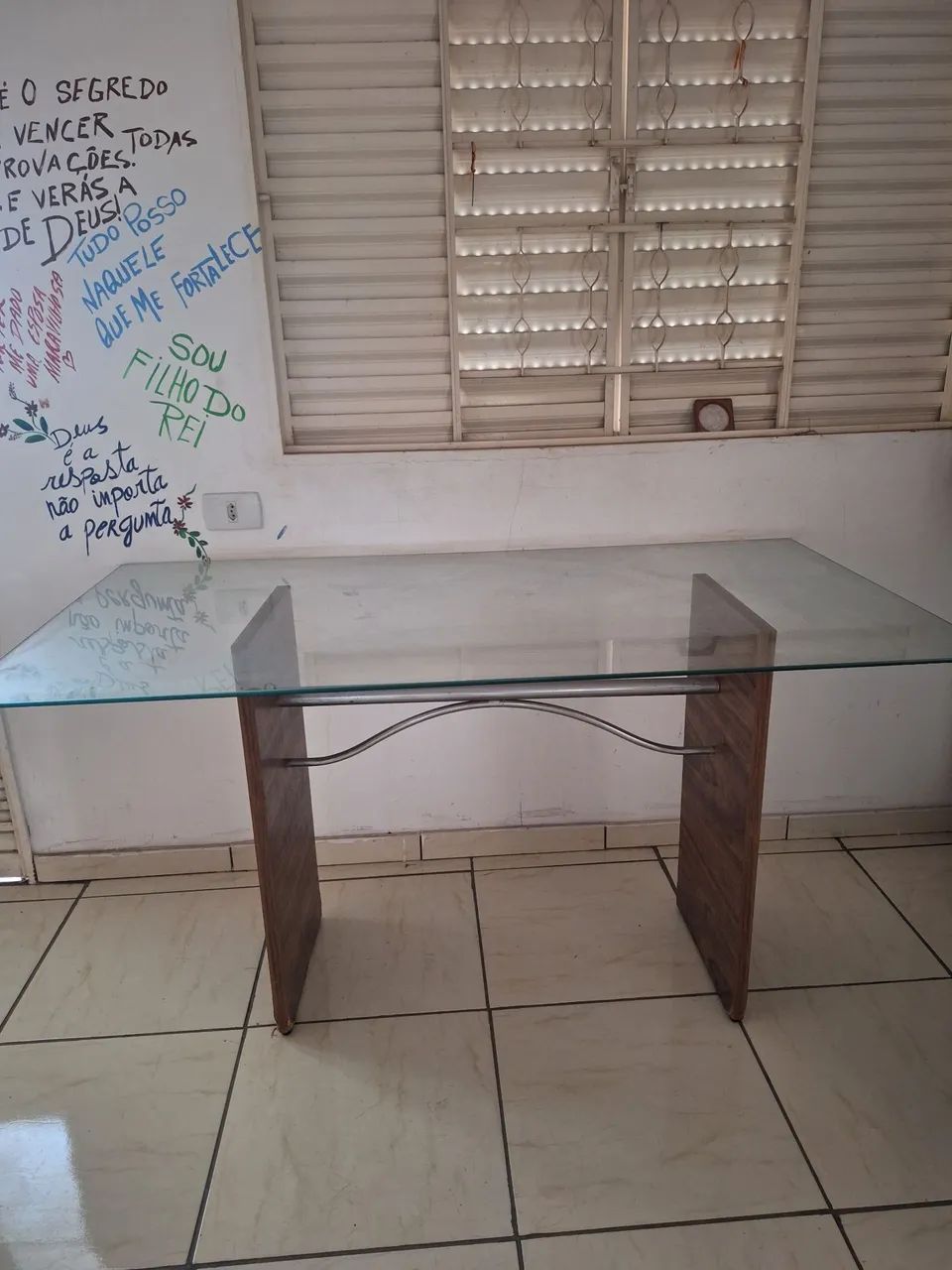 Mesa de vidro 80 X 1,50 - Foto 2