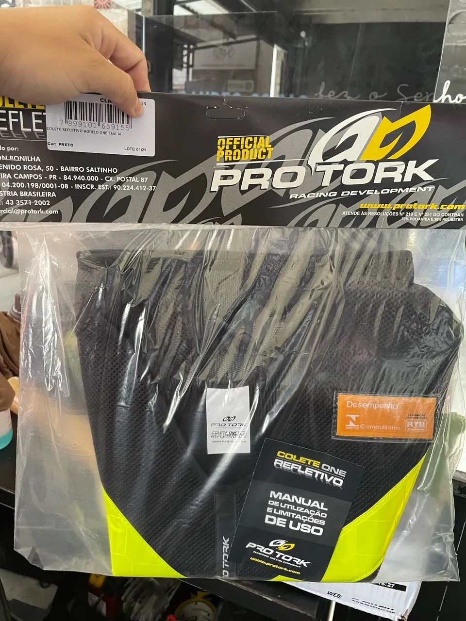 COLETE REFLETIVO 