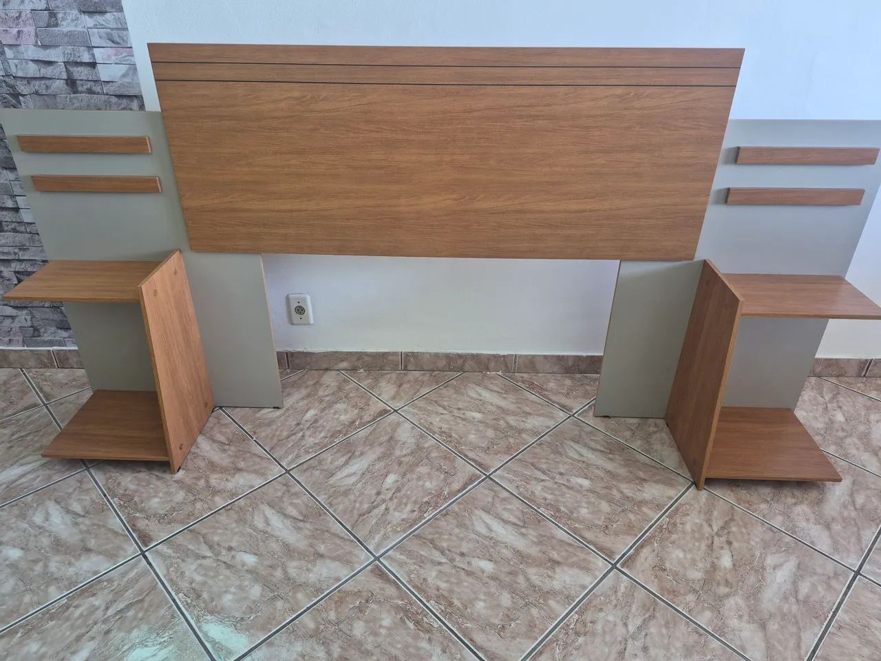 CABECEIRA GRÉCIA PARA CAMA (NUNCA FOI USADA) - Foto 5