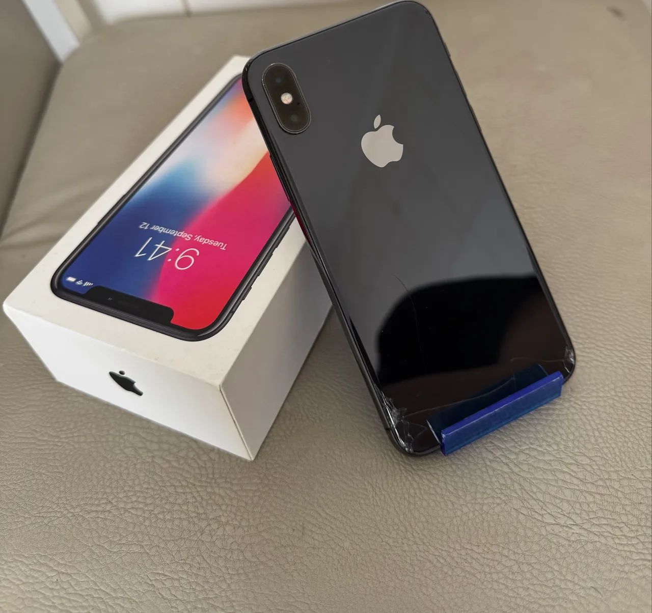 iPhone X 256GB Com caixa e cabo - Celulares e Smartphones