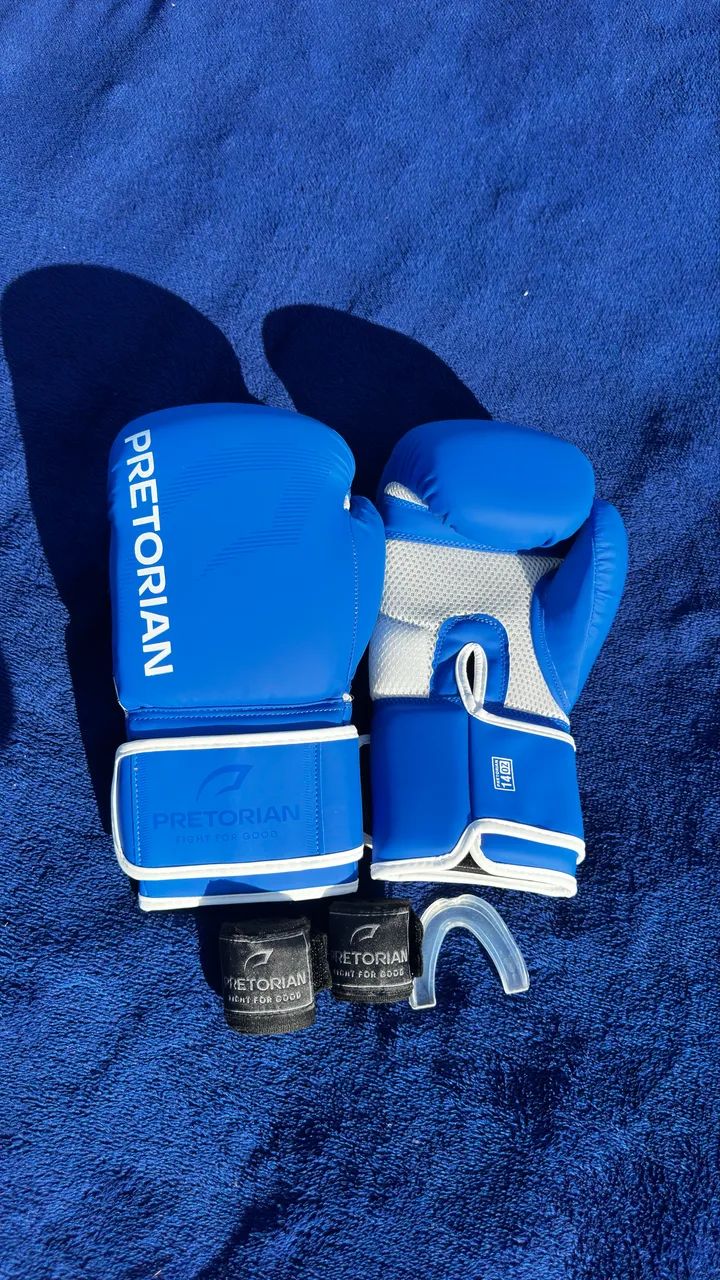 PROMOÇÃO KIT BANDAGEM E BUCAL E LUVA DE BOXE PRETORIAN FX2