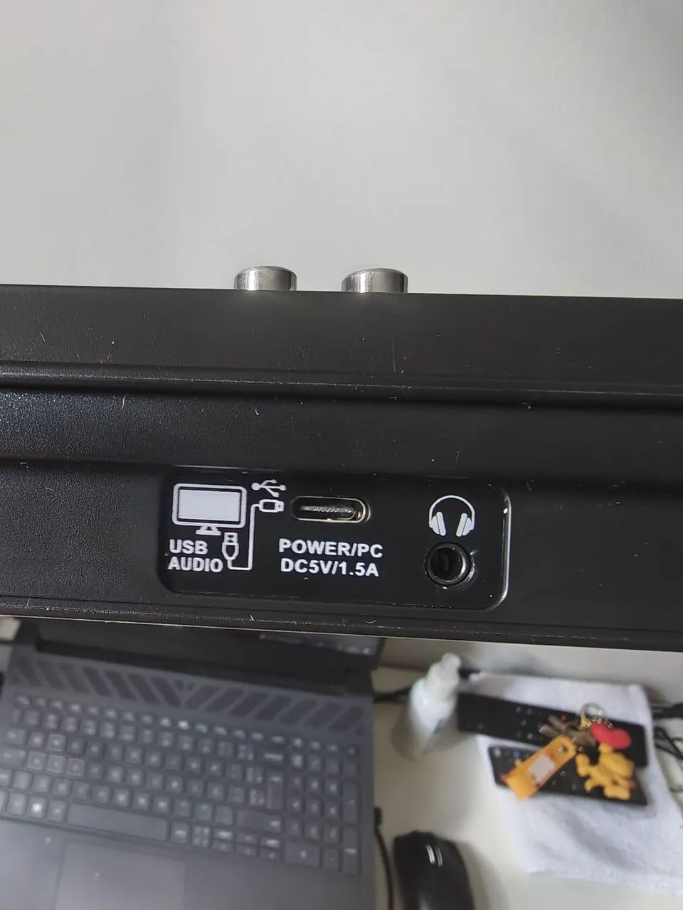 Mesa de som 4 canais com Bluetooth e entrada de Pendrive. Com efeito. Funciona com 5 volts - Foto 4