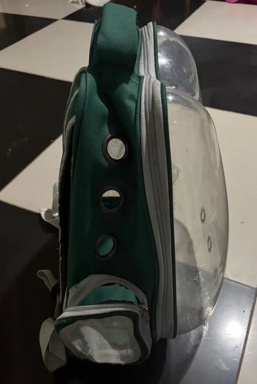 Mochila para transportar cachorros e gato  - Foto 3