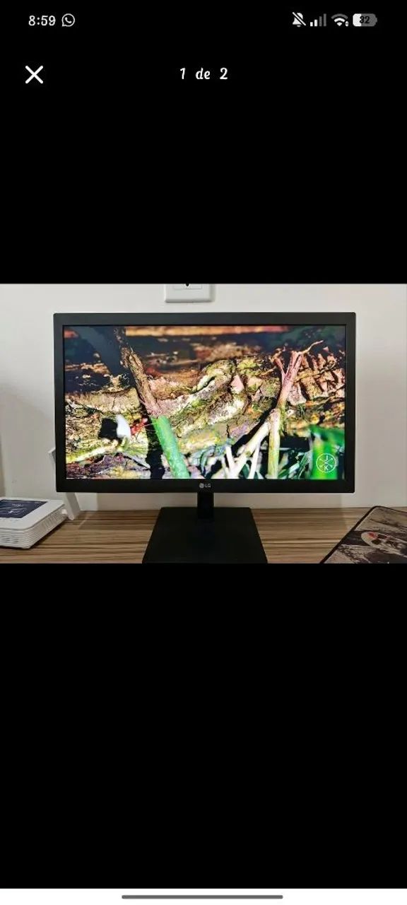 Monitor LG HD para sair rápido 
