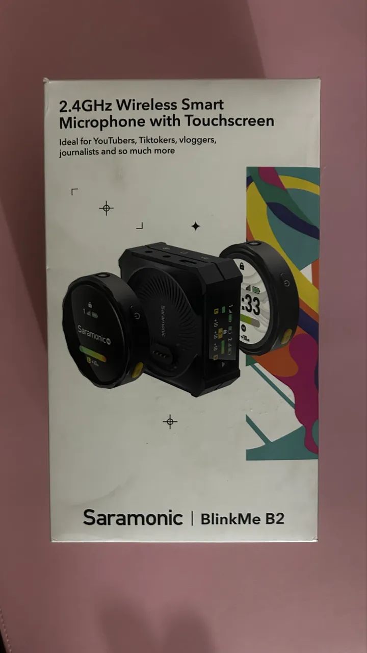 Saramonic Microfone de Lapela com Tela Touch TOP DE LINHA - Foto 5