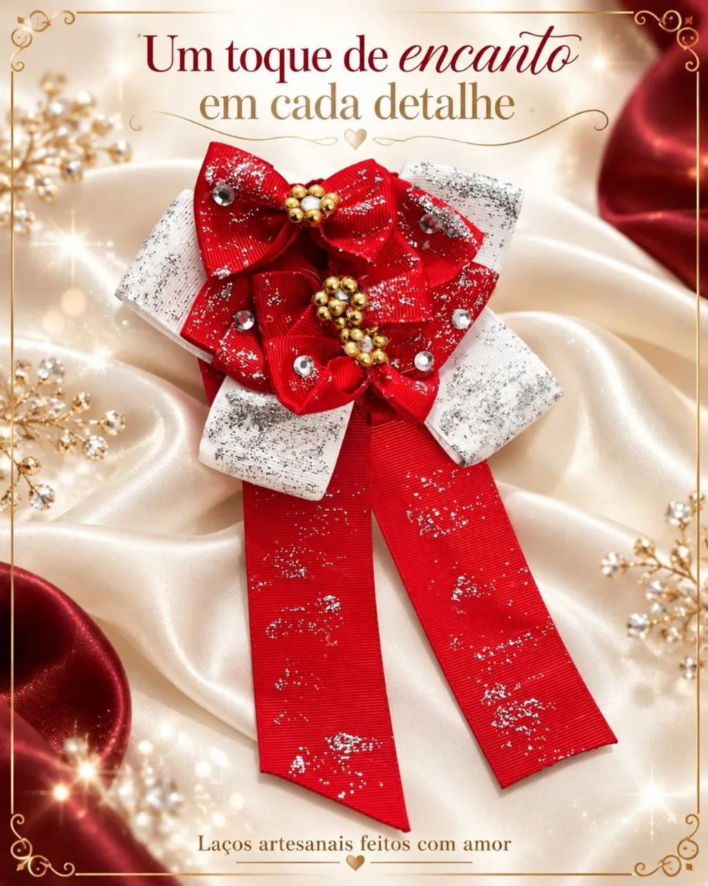 Laços e tiara 
