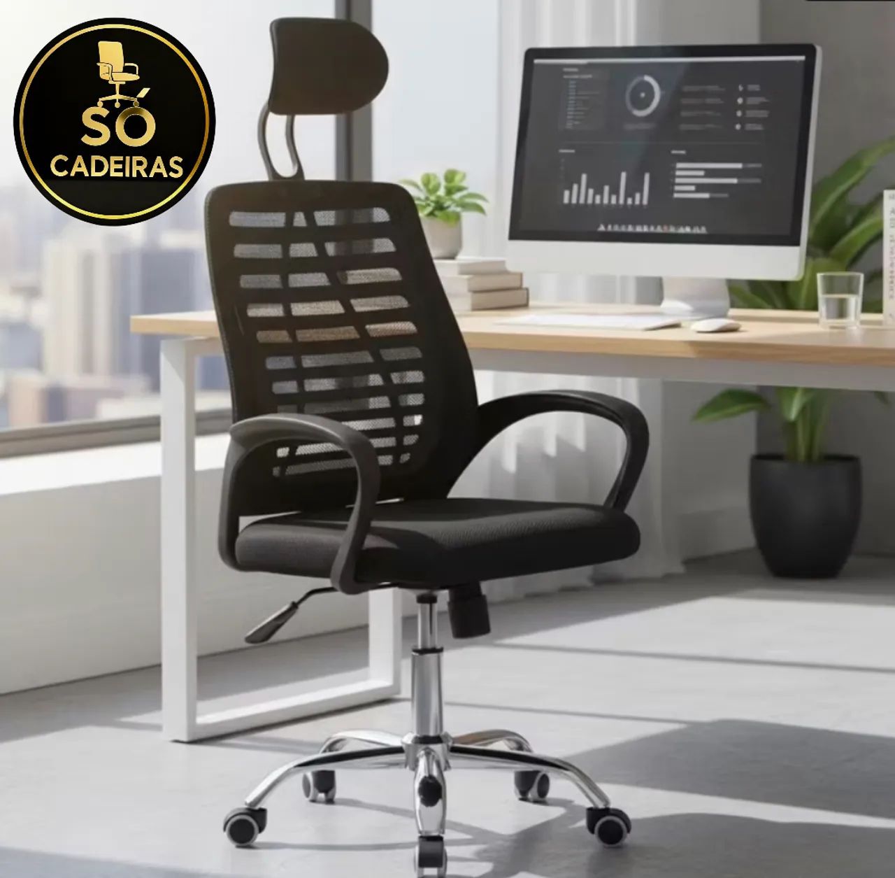 Cadeira Escritório Nova | Promoção apenas RETIRADA - Foto 2