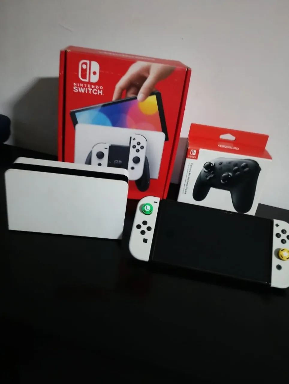 Nintendo Switch Oled com JOGOS! + Acessorios  - Foto 4