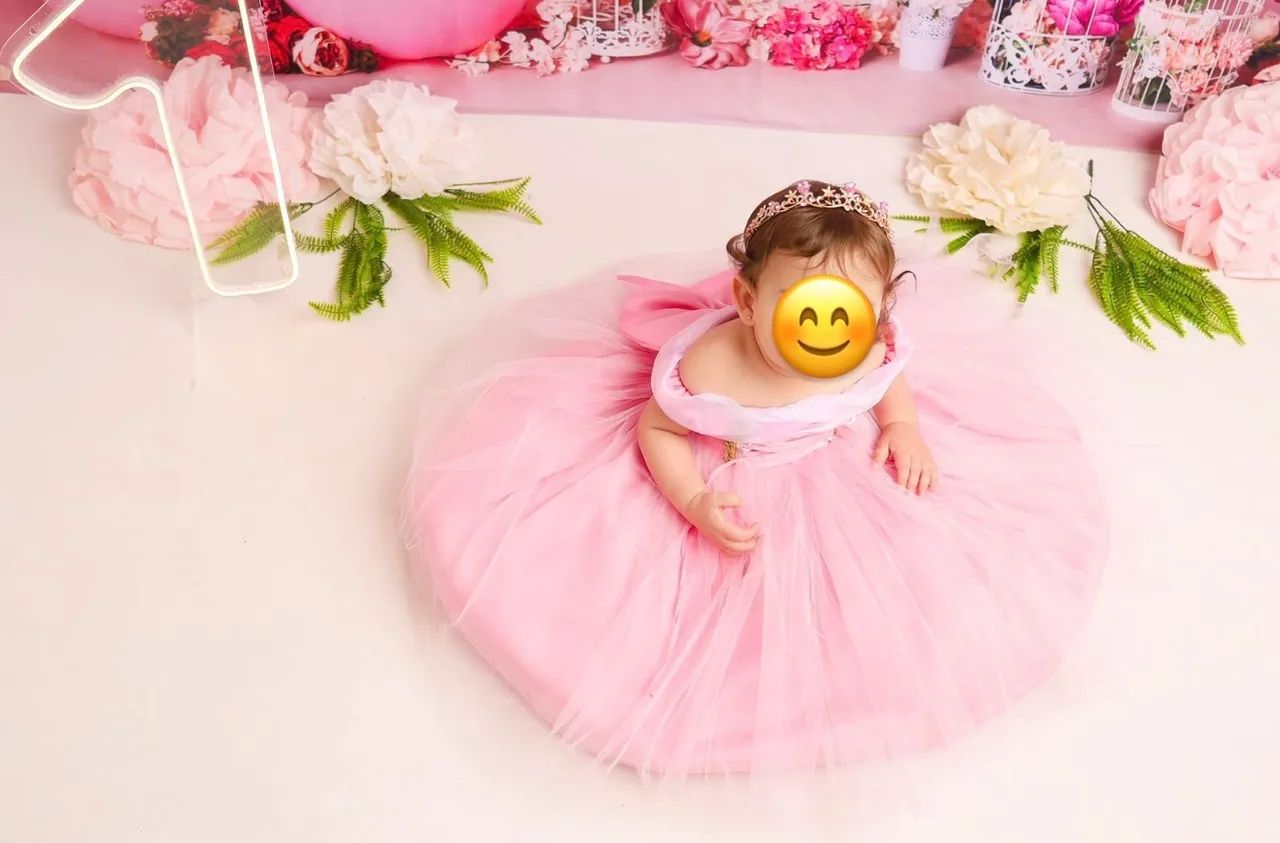 Vestido Princesa Aurora 1 ano  - Foto 3