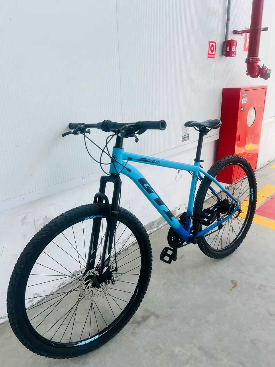 Bicicleta GTI com Marchas e Freio a Disco - Usada - R$ 850  - Foto 2